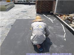 Thi công Chống Nóng sàn mái bê tông công trình tại Từ Hoa - Tây Hồ - Hà Nội bằng tấm chống nóng 2cm