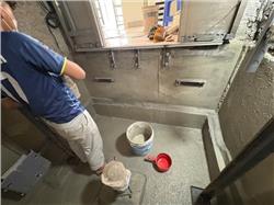Quy Trình Thi Công Hố Pit Thang Máy Không Bị Thấm Bằng Vật Liệu 2 Thành Phần