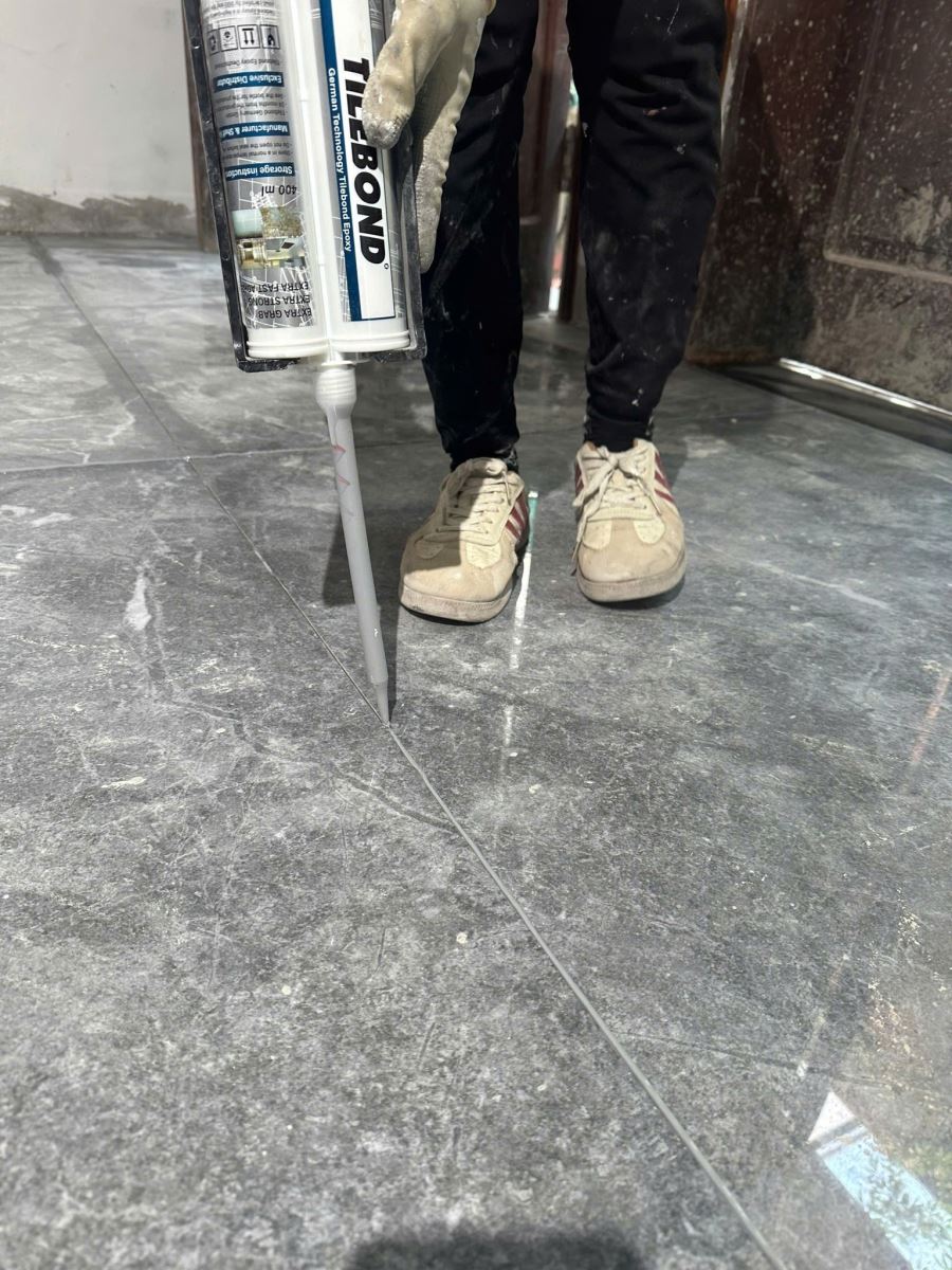 thi công keo trà ron
