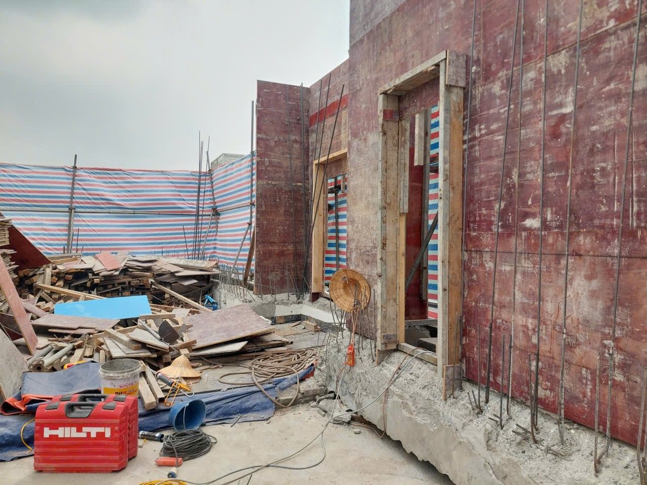 khoan cấy thép sàn